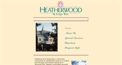 Desktop Screenshot of heatherwoodsenior.com